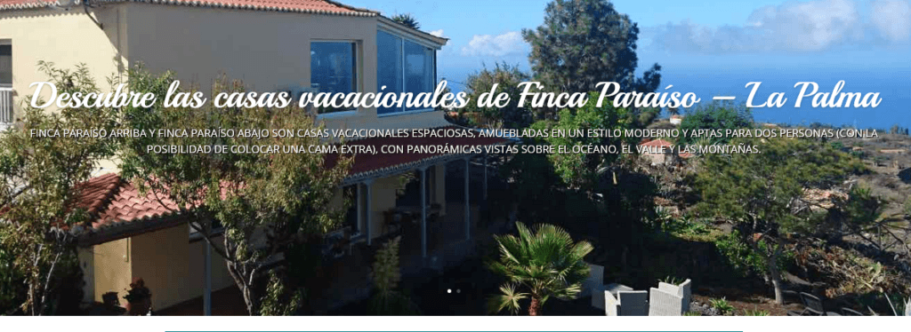 Finca Paraiso La Palma Spaanse website